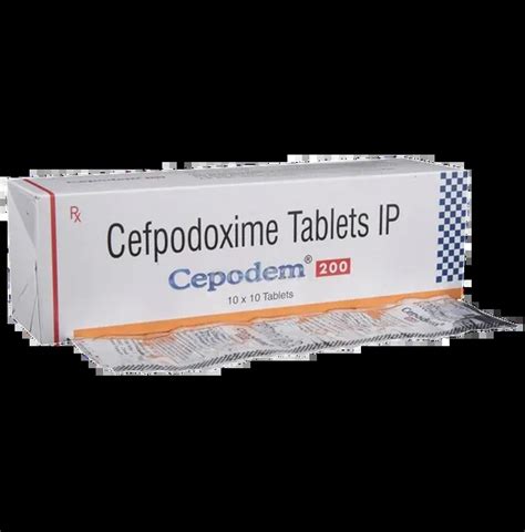 Cepodem 200 mg Tablet Uses, Adult Dosage, Benefits | Medkart