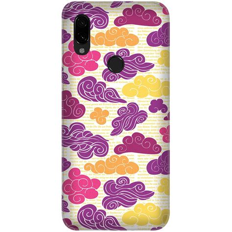 Guru Asma Enterprises Multi-Coloured Multicolour Cloud Pattern with ...