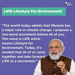 PM launches global initiative ‘Lifestyle for the Environment- LiFE ...