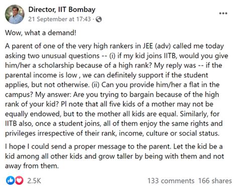 Parent Of IIT Topper Demanding A Flat In Campus For Son, Compared To ...