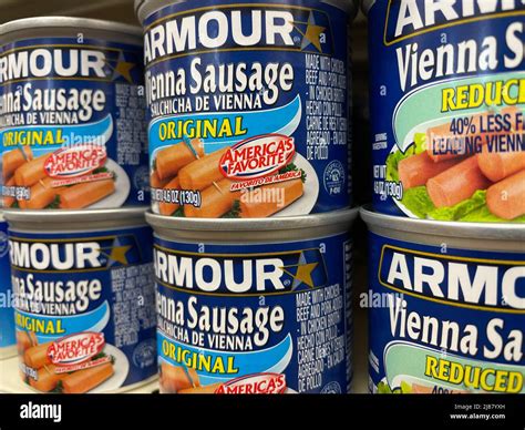 Armour vienna sausage hi-res stock photography and images - Alamy