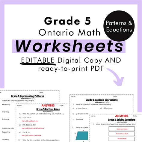 Image result for Grade 5 Math Patterns