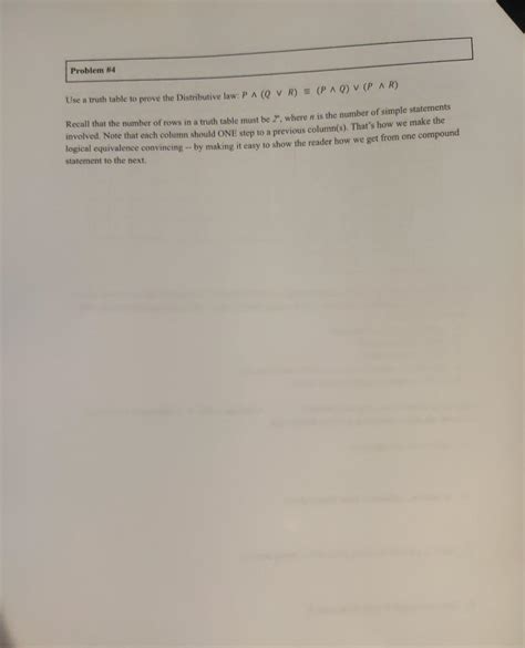 Image result for Distributive Property Truth Table