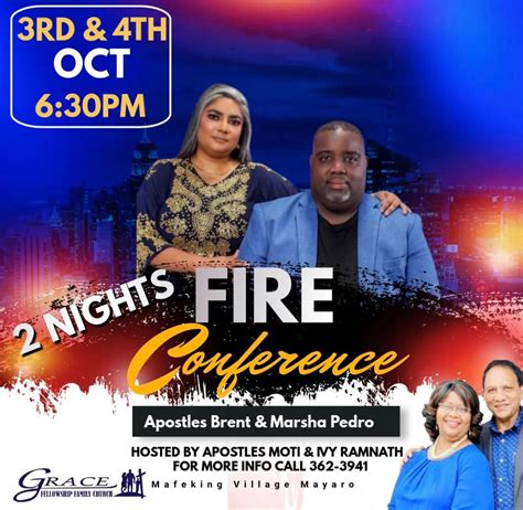 2 Nights of Fire & Prophetic Conference, Grace Fellowship Family Church ...