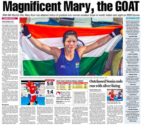 ‘MaryGold’, ‘Mother of all champions’: How the Indian media reacted to ...