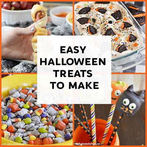 Easy Homemade Halloween Treats - Meatloaf and Melodrama