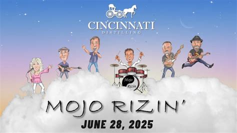 Mojo Rizin’ Returns to the Rooftop!, Cincinnati Distilling, Milford, 28 ...