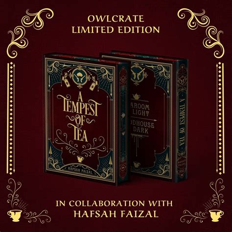 Limited Edition A Tempest of Tea by Hafsah Faizal by OwlCrate | Book ...
