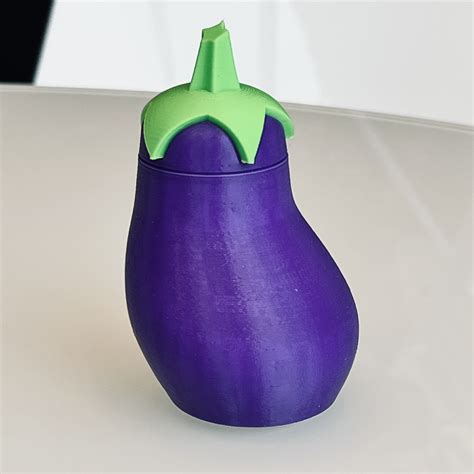 Eggplant Container by aki3d.ca | Download free STL model | Printables.com
