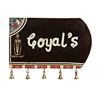 ExclusiveLane Dhokra & Madhubani Handpainted Customizable Name Plate ...