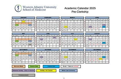 Western Michigan University Academic Calendar 2025-2026 - Printable ...