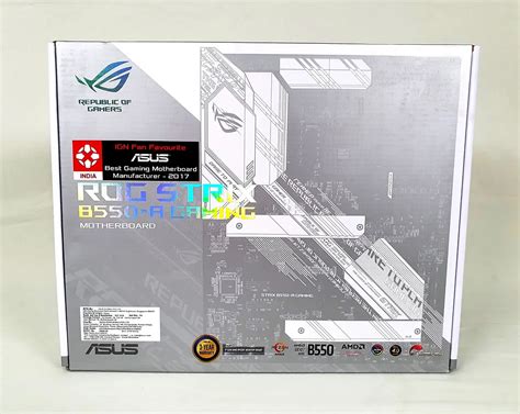 Asus ROG Strix B550-A Motherboard Unboxing and First Look