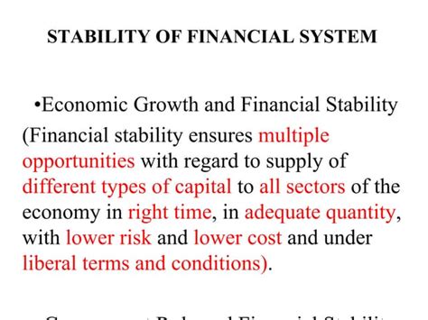 Image result for Financial Stability Definition