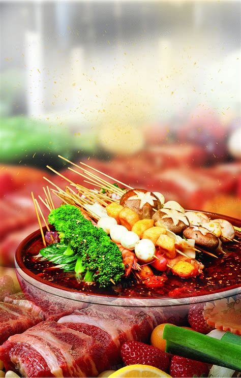 中国美食文化背景图片素材免费下载_熊猫办公
