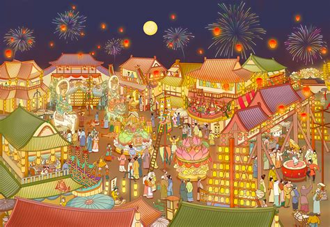 元宵节：宋朝人的狂欢节，比春节还热闹，会玩程度让人眼前一亮 - 日志 - 花好月圆 - 书画家园