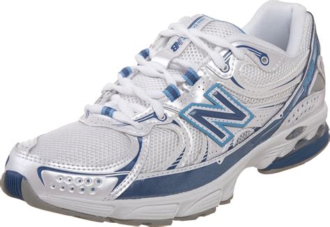 Amazon.com | New Balance Women's 760 Walking Shoe, White/Blue, 12 ...