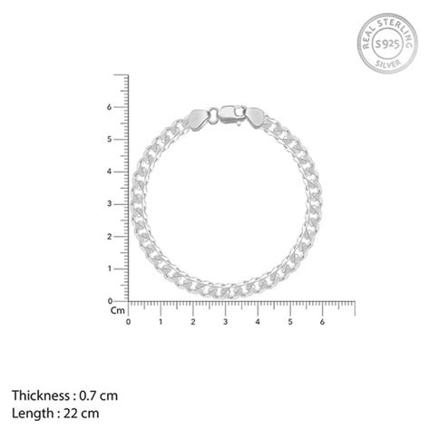 Silver Classic Bracelet for Men – GIVA Jewellery I Mens Silver Bracelet