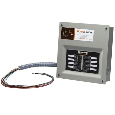 Generac 30 -Amp Homelink upgradeable Manual Transfer Switch in the ...