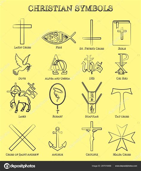 Historical Symbol Christian Faith Stock Vector Image by ©LeandroPP1992 ...