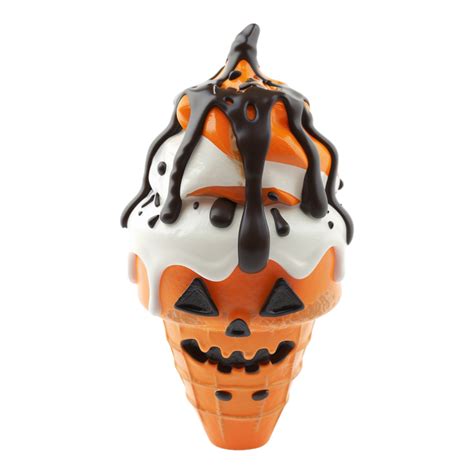Halloween Sweet Ice Cream Cone on Transparent Background 47076320 PNG