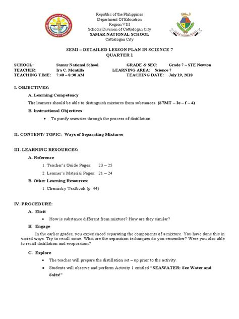 Image result for Lesson Plan Destructive Distillation