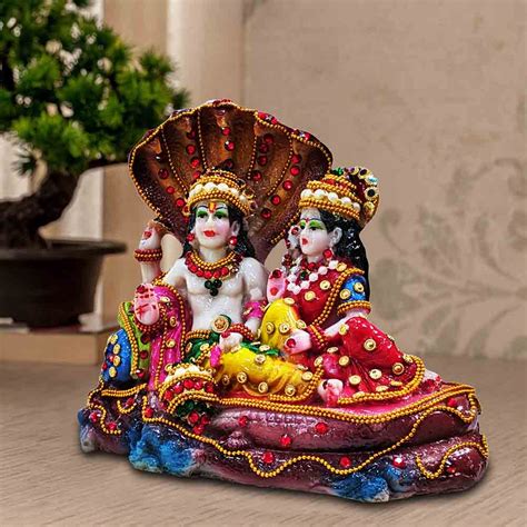 Buy Lord Vishnu Lakshmi Idol Online - Authentic Vishnu Lakshmi ...