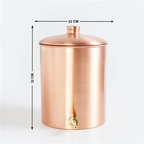 Buy Healthy Living Copper Solid Dispenser with Lid - 8L from Home ...
