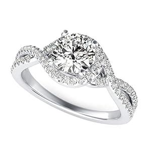 Buy Kiara Sterling Silver Seema Ring KIR1887 (14.0) at Amazon.in