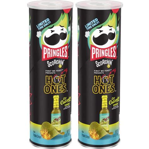 Buy Limited Edition Pringles Scorchin' Hot Ones Los Calientes Verde ...