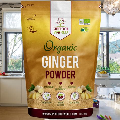 Organic Ginger Root Powder – SUPERFOOD WORLD