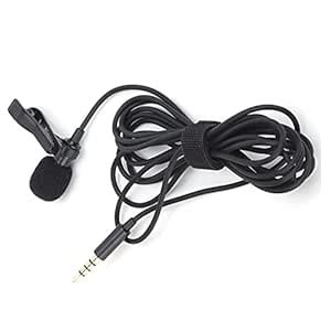 Wired Lavalier Microphone, Portable Mini Lapel Mic Professional for ...