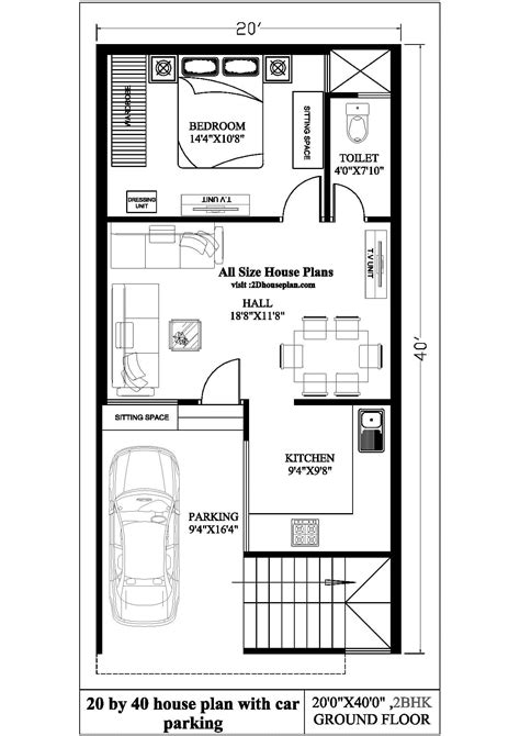 House Plans 20 X 40 Duplex at Kathleen Lynch blog