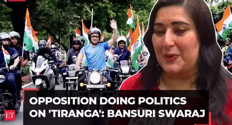 I-Day 2024: BJP’s Bansuri Swaraj slams opposition for not participating ...