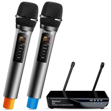 Bietrun Wireless Omnidirectional Unidirectional Handheld Microphone ...