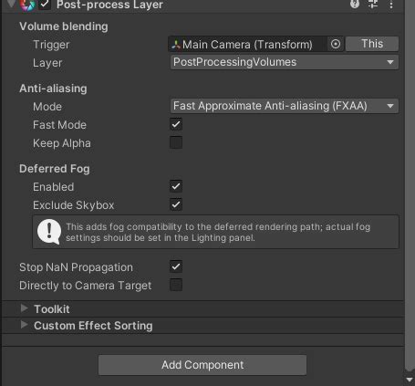 Image result for Unity Post-Processing Fog