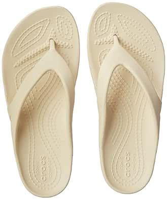 Crocs Women Kadee Flip 202492-11S Winter White W5 : Amazon.in: Fashion