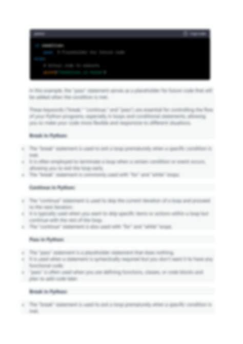 Break vs Continue Python Use 的图像结果