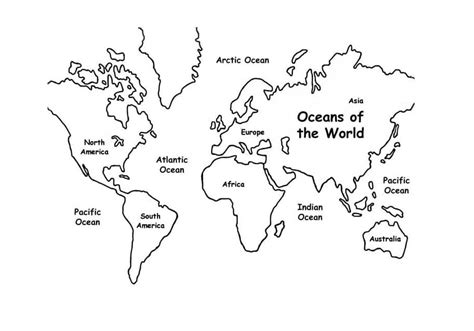 Image result for Basic World Map Coloring Pages
