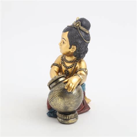 Buy Alpana Polyresin Krishna with Pot Figurine from Home Centre at just ...