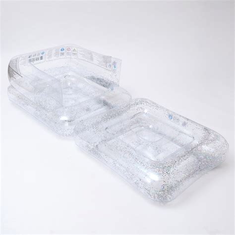 SUNNYLiFE transparent color inflatable glitter Lilo Chair – Bombay Kids ...