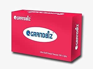 GrandBiz 100 pulls 2 ply ultra soft facial tissue : Amazon.in: Health ...