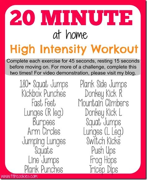 High Intensity Exercise 的图像结果