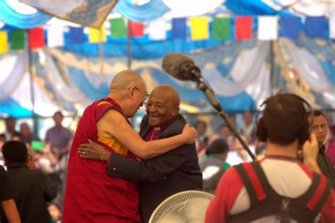 Photos: Archbishop Tutu whoops it up at Dalai Lama's 80th birthday ...
