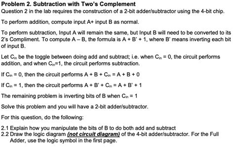 Subtraction Using 2s Complement 的图像结果
