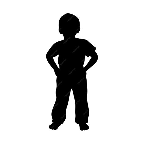 Silhouette Of Boy