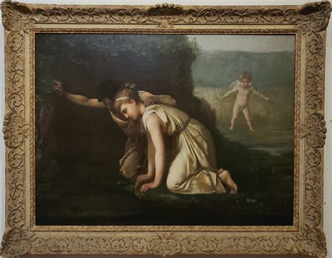 Unknown - Painting of Echo and Narcissus Staring Into Narcissus ...
