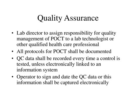 Image result for Point of Care Testing Governance Flowchart