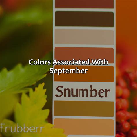 What Color Is September - colorscombo.com