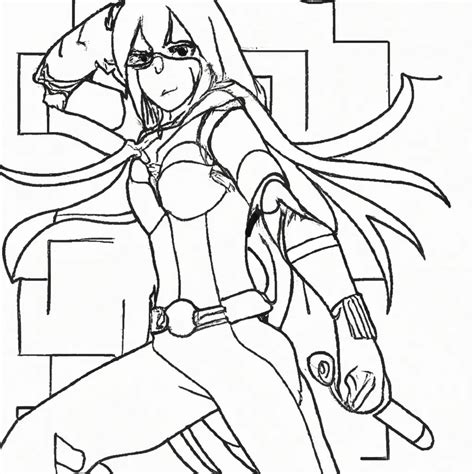 10 Desenhos de Leone (Akame ga Kill!) para Imprimir e Colorir