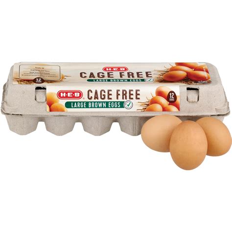 H-E-B Grade AA Cage Free Large Brown Eggs - Shop Eggs & egg substitutes ...